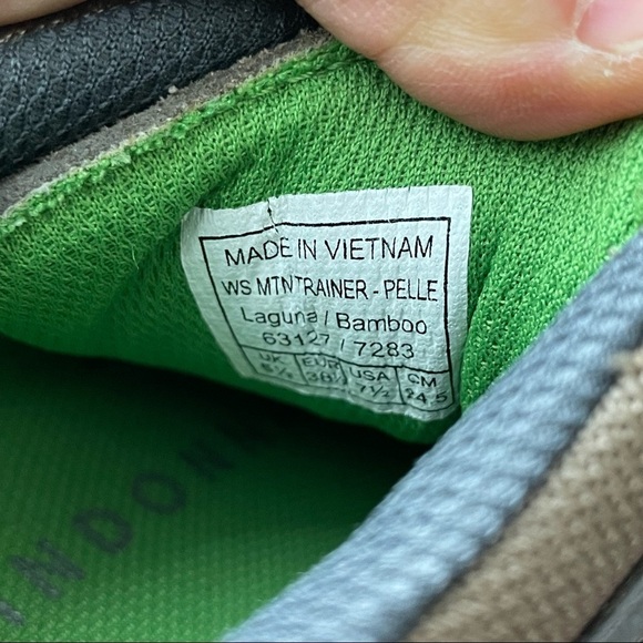 Salewa Mountain Trainer Laguna Bamboo Hiking Boot Sneaker Womens 7.5 - Picture 8 of 11